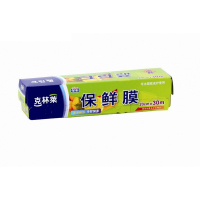 克林莱食品保鲜膜 盒装20cm*30米微波炉冰箱可用CW-2 带切割器