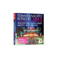 正版车载 祖宾梅塔&维也纳爱乐乐团:2015美泉宫仲夏之夜音乐会CD