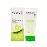 尚孕兰多 孕期护肤 孕妇洗面 保湿洁肤 控油祛痘 叶酸平衡洁面乳100ml 补水保湿控油深层清洁收缩毛孔祛痘印泡沫洁面乳