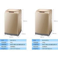 Haier/海尔 B10018F31 海尔幂动力直驱变频全自动波轮洗衣机10公斤大容量均洗防缠绕不出褶皱 下排水 筒自洁