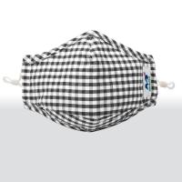 阳普医疗 防雾霾防pm2.5口罩 成人男女专业灭菌消毒装专用防护口罩黑白格L码