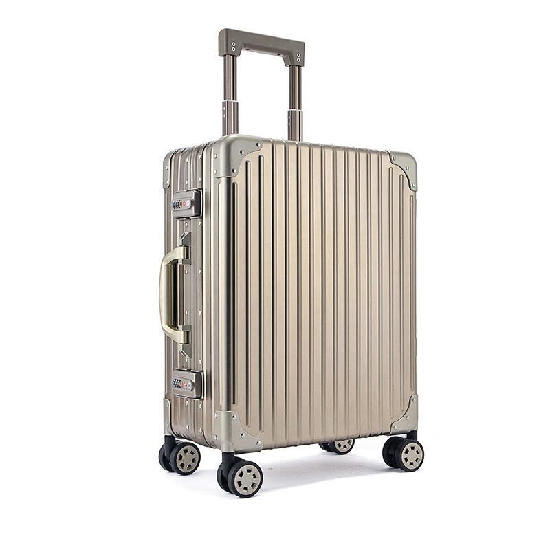 瑞士军刀SWISSGEAR高端镁铝合金万向轮拉杆箱 行李箱旅行箱金属材质登机箱图片