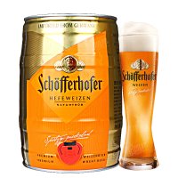 进口啤酒 德国啤酒 德国星琥小麦啤酒 5L桶装