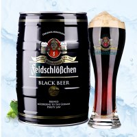 【清仓4月6号左右到期】德国进口啤酒 费尔德 费尔德堡纯麦黑啤酒5L