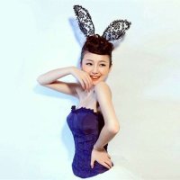 粉红猫 超大蕾丝兔耳朵发箍发带发圈发卡夜店性感兔女郎情趣内衣女装头饰品时尚潮品