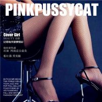 粉红猫天鹅绒连裤袜镂空网眼袜大码渔网袜超薄性感黑丝袜防勾丝小情趣内衣SM服饰