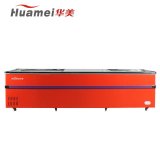 华美（huamei）HD-3600【铜管】红色卧式冷柜商用大冷柜 商超专用冷柜 冰柜 冷藏保鲜海鲜柜
