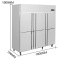华美(Huamei)LCF-6M 六门商用全不锈钢厨房冰箱 厨房柜立式冷冻柜 冷藏冷冻冰柜