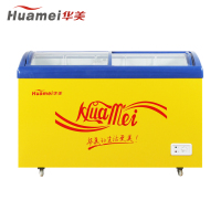 华美（huamei） SC/SD-328Y【铜管】 冰淇淋柜 单温商用冰激凌大冰柜 雪糕柜保鲜柜机械控温