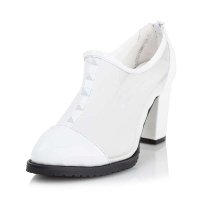 皮尔世绅 2014春季新款透气网纱欧美风高跟鞋真皮女单鞋A1400650 黑色35