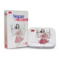 3M痘痘-贴耐适康男女生隐形日用3m人工皮物理 祛痘净痘-贴 手绘风铁-盒 24粒轻薄日用款