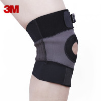 3M护多乐透气式护膝 中等强度型保暖骑车男女士运动健身保护膝关节老寒腿套筒护膝盖 单支装 L