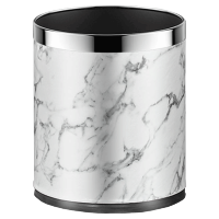 帝梵垃圾桶皮革家用双层高档客厅创意卧室厨房酒店桶简约现代轻奢