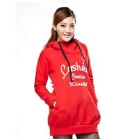 今生宝贝 孕妇装秋装甜美休闲孕妇上衣秋季外套字母图案孕妇连帽卫衣101021223