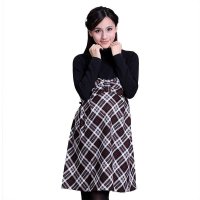 今生宝贝 孕妇装 裙子长袖连衣裙 休闲 冬装