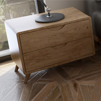 床头柜 现代中式床头柜