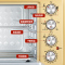 Donlim/东菱 DL-K40PLUS电烤箱热风循环六管加热旋转烤叉智能发酵