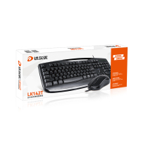 达尔优LK142T有线USB防水键盘鼠标套装家用台式办公电脑游戏键鼠