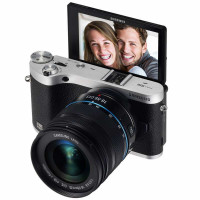 三星微单相机NX300M(黑)+18-55mm镜头
