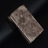 zorro铜壳煤油光板打火机 个性订制情人节礼品 可刻艺术字 刻相片 咖啡冰光板