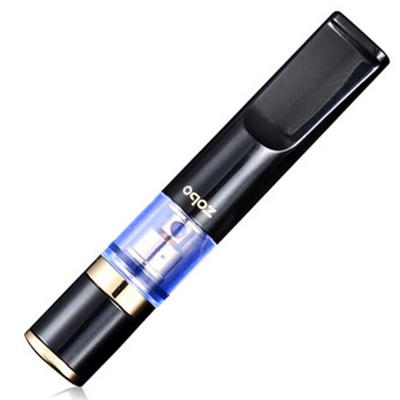 zobo正牌烟嘴过滤器双重循环型可清洗男女士细烟微孔烟具 金黑