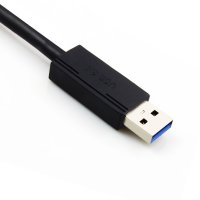 优越者(UNITEK) Y-3059 usb3.0千兆网卡hub 集线器 USB3.0外置有线网卡 30CM长