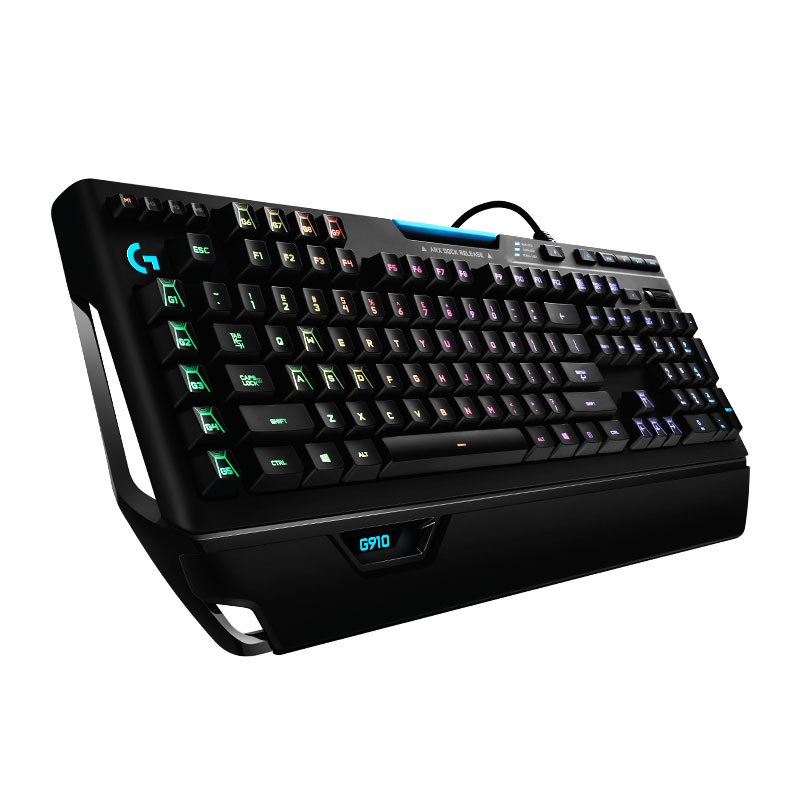 罗技 Logitech 键盘g910炫光机械游戏键盘罗技 Logitech G910 Rgb炫光机械游戏键盘智能全彩背光键帽设计欧姆龙机械轴 价格图片品牌报价 苏宁易购正蓝数码专营店