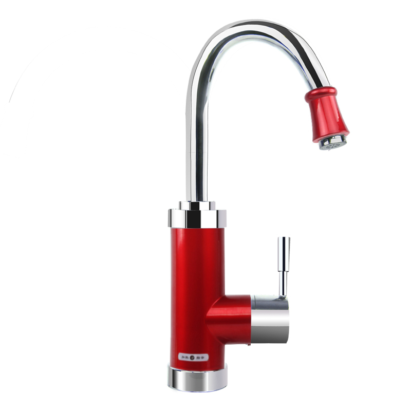 小艾KY-31-X-3即热式电热水龙头 速热式小厨宝 热水器 3KW 红/白下进水