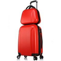 Amlenker万向轮复古旅行箱登机拖运箱旅游密码行李箱20/22/24/28寸子母拉杆箱