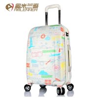 奥米兰奇时尚行李箱ABS个性登机箱拉杆箱 20/24/28寸超轻万向轮可爱