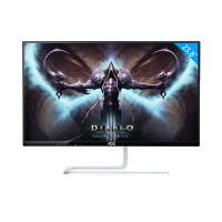 白色冠捷AOC 23.8英寸显示器 I2481FXH/BW 超薄IPS窄边框24液晶电脑显示器