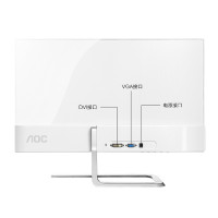 白色 冠捷AOC I2281FWH 21.5英寸 IPS屏广视角高清液晶无边框电脑显示器22