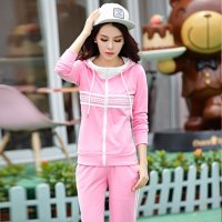 韩缘阁 2015秋装新款女装 大码 时尚卫衣长袖运动休闲套装 QY2163