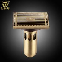 老铜匠地漏GD10172长芯 淋浴房地漏防头发淋浴房专用防臭地漏卫生间地漏