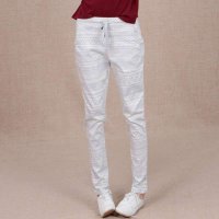 米纱2015春新款花裤子韩版宽松显瘦哈伦女休闲裤大码女装长裤805