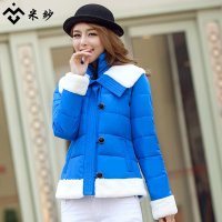 米纱2014冬季新款明星同款小时代3刺金时代时尚羽绒棉服棉衣短款女棉服B8801