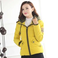 米纱2015冬季新款韩版时尚羽绒外套修身连帽羽绒服B9807