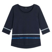 2014秋韩版新款女装宽松打底衫女 纯棉显瘦圆领中袖女T恤 181122