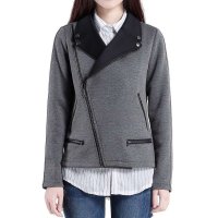 2014秋冬新款韩版短款翻领羊毛呢大衣加厚修身毛呢外套女181282