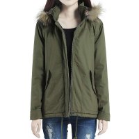 2014冬装新款宽松中长款大毛领棉衣棉服棉袄外套宽松大衣女452310
