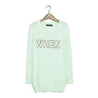 2015年新款韩版宽松打底针织衫保暖套头海马毛针织毛衣女380478