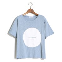 2015夏新款韩版百搭纯色圆领字母印花宽松短款短袖T恤女453626