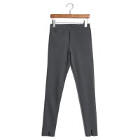 2015秋外穿紧身裤脚小开叉九分打底裤弹力裤百搭小脚休闲裤371845