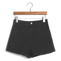 2015初秋新款韩版修身百搭休闲短裤纯色中腰显瘦牛仔裤女453776