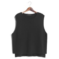 2015秋学院风百搭针织衫毛衣背心宽松前短后长套头坎肩马甲454071