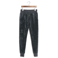 2015秋冬加厚金丝绒哈伦裤加绒运动裤女收口休闲裤小脚卫裤372096