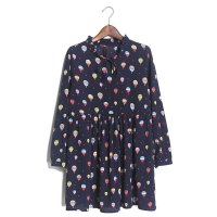 2016春季韩版新款学院风收腰显瘦连衣短裙趣味印花打底裙372234