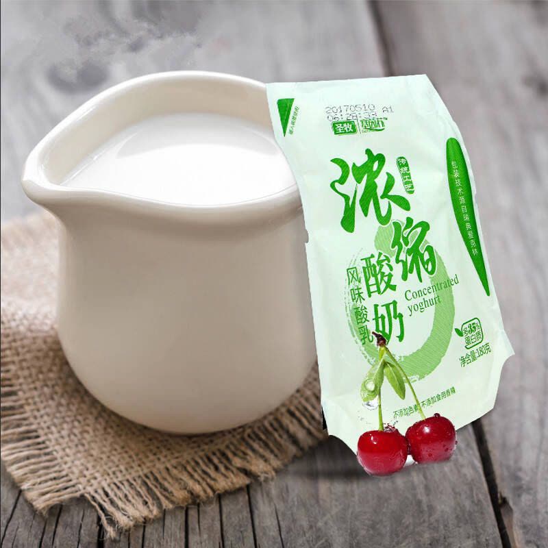 七果果 圣牧 塞茵苏网红酸奶浓缩酸奶包邮 180gX6袋 产发MK图片