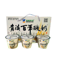 七果果 青藏牧场青海百年酸奶 酸牛奶老酸奶 谷粒150克X12杯 产发