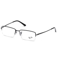 Rayban雷朋 商务眼镜框 男女 近视镜眼镜框 金属半框近视眼镜架RB6259d